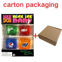 Schylling Needoh Nice Cube Sensory Squeeze Toy Super Squish Squishy Stress Relief Anti-Anxiety Fidget Tool