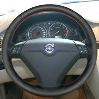 Skirta Volvo S80 Xc90 Xc70 2004-2012 m. Individualizuota automobilio vairo apdaila, siūta rankomis, atspari dilimui, anglies pluošto, automobilio interjeras Customized style1 gray