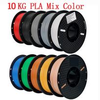 KINGROON 10KG PLA gija PETG 3D gija 1.75mm 3D spausdintuvui Gijų rinkinys Mišrios spalvos FDM spausdinimo medžiaga Greitas pristatymas