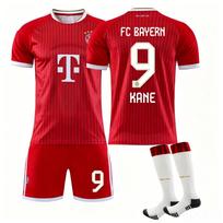 Paaugliams Vaikams Suaugusiems Individualus pavadinimas Futbolo aprangos 2026-27 Bayern Namų #9 Harry KANE Sportinė treniruočių maikutė su kojinėmis M