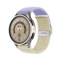 20 mm/22 mm dirželis, skirtas Samsung Galaxy Watch 4 5 Pro Active 2 Gear S3 pintinė solo kilpa apyrankė Correa Huawei Watch GT 2 3 Band 22mm watch band žvaigždė/violetinė