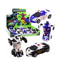 Savaeigis policijos automobilis-robotas Lean Toys 24231, įvairių spalvų