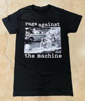 Rage against the machine Band T Shirt Black Unisex T-Shirt M gray