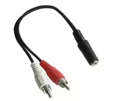 Goobay Audio cable 3.5mm Jack Stereo male to 2xRCA female 5m