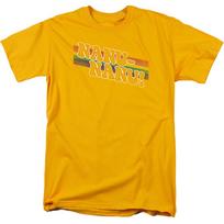 26 Mork and Mindy Nanu Rainbow T Shirt Mens Licensed Classic TV Show Gold Unisex T-Shirt XL orange