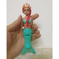 Original Vintage Egypt Baby Angel Long Hair Mermaid Princess Toys for Kids Lovely Children Gift violetinė