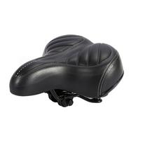 Ultra Soft Cushion Seat Saddle Thicker Mountain Bike Matte Black Comfortable City Ride juoda