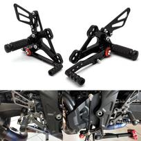 For Honda CB650F CBR650F CB650R CBR650R Motorcycle Adjustable Rearset Footpeg Rear Set Footrest Foot Pedal Pegs pilka spalva