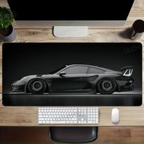 Juodas Automobilio Pelės Kilimėlis Stalui Daugiafunkcis XXL Pelės Kilimėlis Lenktynių Klaviatūros Žaidimų Pelės Kilimėliai Biuro Kompiuterio PC Žaidėjo Stalo Kilimėlis 800x400x2mm gray