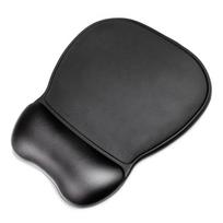 Wozinsky Ergonomic Mouse Pad and Wrist Rest Gel Eco Leather Large Anti-Slip - Black - OUTLET