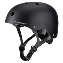 Wozinsky Lightweight BMX/Scooter Helmet M - Black - OUTLET
