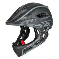 Wozinsky Kids' Full Face Bike Helmet with USB Rear Light S - Gray - OUTLET
