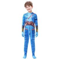 Avataro tematikos kombinezonas vaikams ir suaugusiems, pagamintas iš poliesterio, skirtas Cosplay renginiams Male,130cm blue