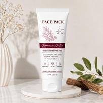 New Moroccan DeTan Brightening Face Pack for Advance Skin Renewal Radiance Clay Mask white