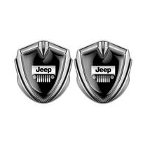 1/2 vnt. Automobilio priedai Metalinis Shield Kėbulo Bagažinės Emblemos Lipdukai Jeep Renegade Patriot Wrangler Cherokee Compass Grand JPB JK
