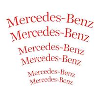 6 VNT Automobilio Lipdukai Stabdžių Suporto Lipdukai Mercedes Benz W205 C180 W167 A B C E Klasės W166 W212 W213 W246 W176 GLE GLK Dekoravimui