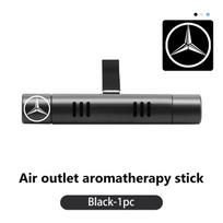 For Benz Car Solid Freshener Air Purifier Freshener Conditioning Air Vent Perfume Accessories Exclusive AMG W124 W203 W204 black
