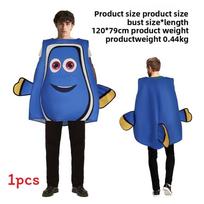 Finding Dory Nemo Cosplay Costume With Polyester Fabric For Halloween Party Dress Up Dolly blue