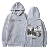 Anime AOT Attack on Titan Hoodie Shingeki No Kyojin 4 sezonas Final Rumbling Eren Yaeger Spausdinti megztiniai su gobtuvu Gatvės drabužiai 3XL white