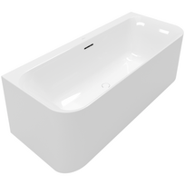 Villeroy & Boch Loop & Friends prie sienos glaudžiama akrilinė vonia 180x80 cm, Alpių balta