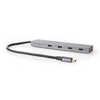 Nedis USB-C Hub 4-Portas | 10Gbps | USB 3.2 Gen 2 | Greitas Duomenų Perdavimo Įrenginys
