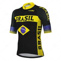 2026 Brazilija Dviračių Džersio Rinkinys Vasariniai Drabužiai MTB Dviratininko Drabužiai Uniforma Maillot Ropa Ciclismo Vyriška Dviračių Sportinė Apranga Kostiumas Hombre L