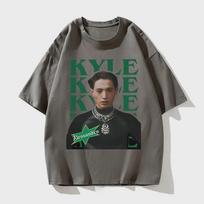 Men Women Arrival Kyle Alessandro Lighter Eurovision Norway Merch Tee T Shirt High Quality Cotton T-shirts Clothing 2XL gray