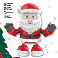 Claus Santa Dancing Toy With Dynamic Music  Light Cute Eletric Chritsmas Santa Claus Toy Christmas Gift For Kids  Adults red