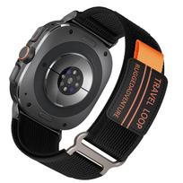 Trail Loop For Samsung Galaxy Watch 7 Ultra Strap 47mm accessories Sport Nylon bracelet Samsung Galaxy watch Ultra band 47 mm Galaxy watch 7 Ultra&L gray