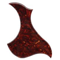 1R Decorative Celluloid  Crystal Epoxy Resin Guitar Pickguard Anti-Scratch Plate For Folk Acoustic Guitar black