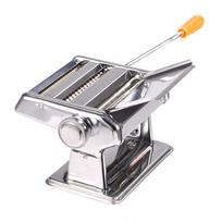 Stainless Steel Household Pasta Making Machine Manual Noodle Maker Spaghetti Hand Cutter gray