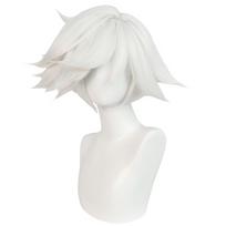 Hazbin Hotel Angel Dust Cosplay Perukas Su Natūraliais Kvėpuojančiais Sintetiniais Plaukais Vyrams white