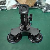 2026 Heavy Duty Truck Monitor Mount 3 Suction Cup Bracket Anti Fall Fixing for Vehicle Dash Cam Display Up To 5kg Easy tall Black-3 black
