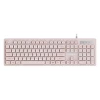 Lenovo KL31 Wired Keyboard Chocolate Keycaps Full-Size USB Business Office Keyboard Pink for Laptop Desktop All-in-One rožinė