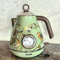 Xiaomi 1.7L Retro Green Paint Decal Electrc Kettle Boiling Water with Thermometer Automatic Power Off 304 stainless Steel Teapot 1850W EU žalia