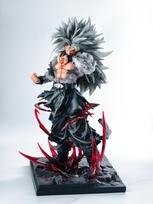 Dragon Ball Super 5 Super Saiyan Action Figure Pvc Statue High Detailed Collectible Desktop Ornament Anime Fans Collection Gifts gray