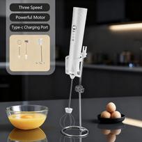 Xiaomi Xiaomi Milk Frother Wand Coffee Frother Handheld Foam Maker For Latte Rechargeable Electric Milk Frother Handheld Drink Mixer Gift Idea black