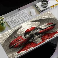 Warhammer 40k tematikos pelės kilimėlis, neslystantis guminis pagrindas, daugiafunkcinis biuro ir namų dekoras, puikiai tinka darbo vietos personalizavimui. 30cmx80cm