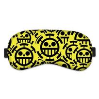 Vienas gabalas Spausdinta Blackout Miego Akių Kaukė Akių Dangteliai 19*9cm yellow