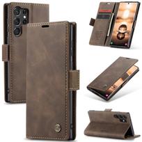 Skirta Samsung Galaxy S23 Ultra S23+ S23 FE Odinis dėklas, CaseMe Retro Piniginė Prabangi Magnetinė Kortelių Laikiklio Piniginės Dangtelis S23 5G for Galaxy S23 FE