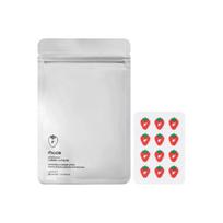 Rhode Spotwear braškė Strawberry 36 stickers white