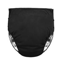 Neperšlampami vandens nelaikymo apatiniai vyresnio amžiaus žmonėms – slaugos namuose vystyklų kelnės su vidine siūle šlapimo padu. XL (Waist 2-2.6 ft) black
