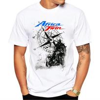 Africa Twin CRF 1100 Naujas Nuotykių Važiavimo Marškinėliai Vyriški Trumpomis Rankovėmis Vyras Motociklininkas Marškinėliai Hip Hopas Berniukas Laisvalaikio T-shirt Viršūnės 3XL gray