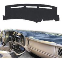 Dashboard Cover For Chevrolet Silverado 1500 2500 3500 1999-2006 Avalanche Chevy Tahoe Suburban GMC Sierra Yukon Dash Cover Mat(Premium Carpet, tamsiai pilka spalva