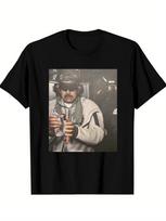 Nicolas Maduro surakintas grandinėmis ant karo laivo Grafinis T-shirt 2026 Vasara Vyriškas T-shirt Medvilninis T-shirt Vyriškas Moteriškas T-shirt XL gray