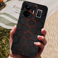 Telefono dėklas Realme GT3 240W dėklas Silikoninis Juodas Bamperis Minkštas TPU Coque for Realme GT3 Case Protector Funda RealmeGT3 RMX3709 RMX3709