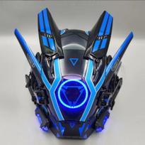 Šalmas Cyberpunk Veido Kaukė LED Ritmo Technologija Komiksų Ekranas Cosplay Šviečiantis Keičiantis Veidą Šauni Kaukė Šaudymo Rekvizitas Dekoracija