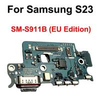 org USB Charge Port Jack Dock Connector Charging Board For Samsung Galaxy S23 SM-S911B EU Edition gray