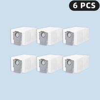 For Roborock Qrevo Curv 2 Pro / Qrevo CurvX / Qrevo EdgeT / Saros 10R / S9 MaxV Slim / Saros 20 Accessories Main Roller Side Brush Filter Mop Dust Bag Set K white