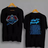 Alive Daft Punk 1997 Tour Cotton T-shirt Size S5XL M blue